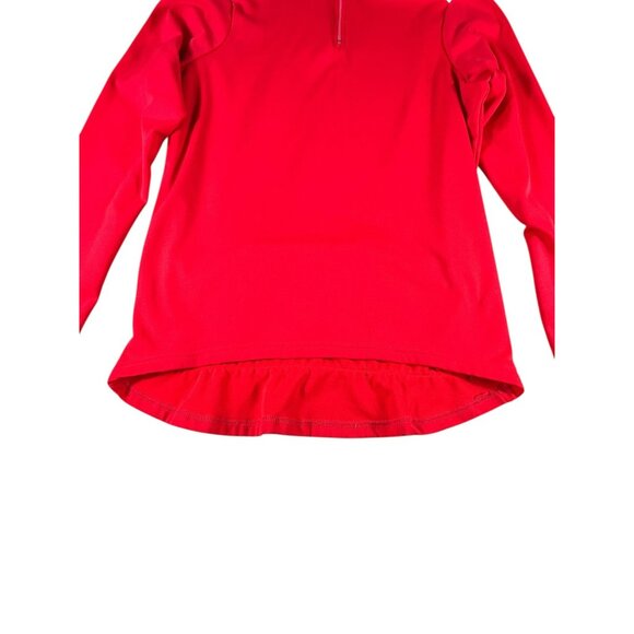 Pearl Izumi Cycling Jersey Red White Mens Sz XL Stretch Long Sleeve Back Pockets - Picture 4 of 12